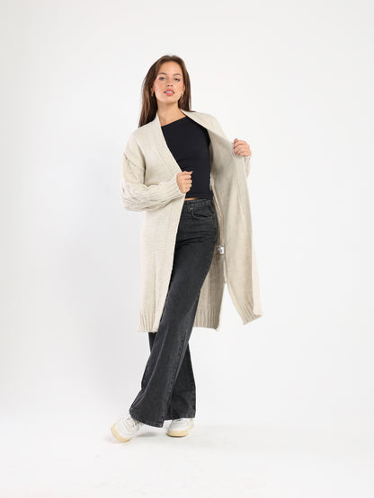 Relaxed Long Cardigan