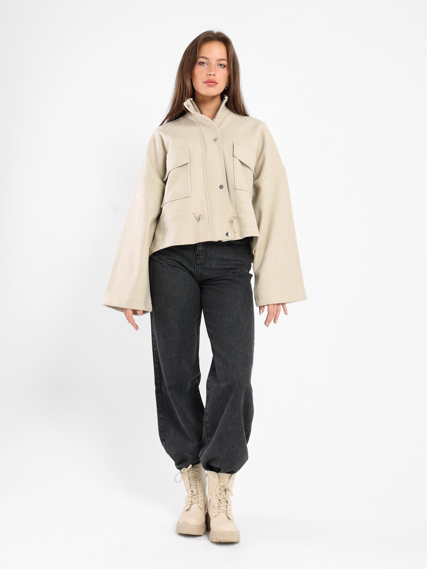 Oversized Woven Jacket