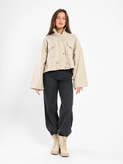 Oversized Woven Jacket
