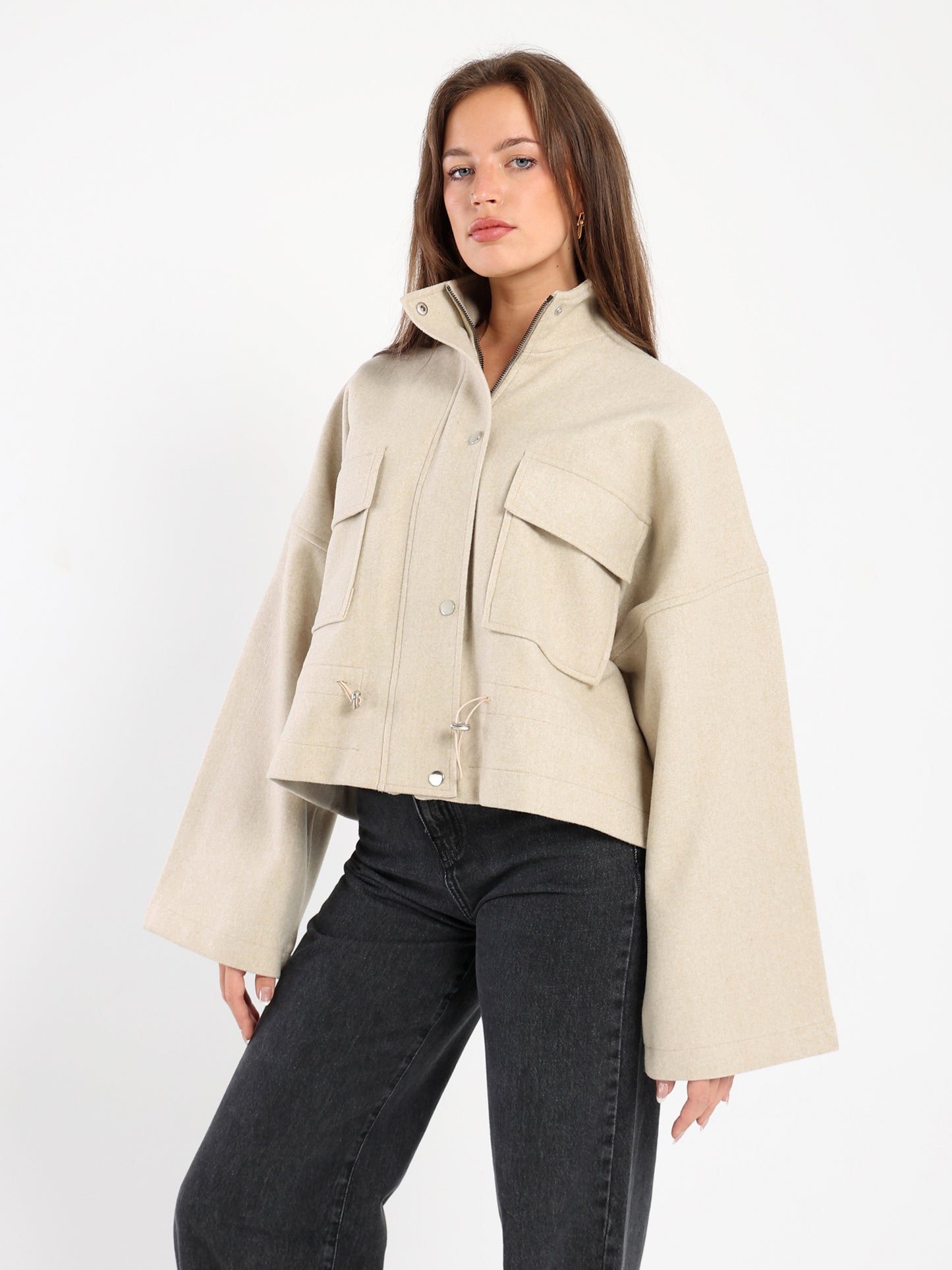 Oversized Woven Jacket