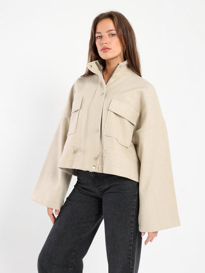 Oversized Woven Jacket