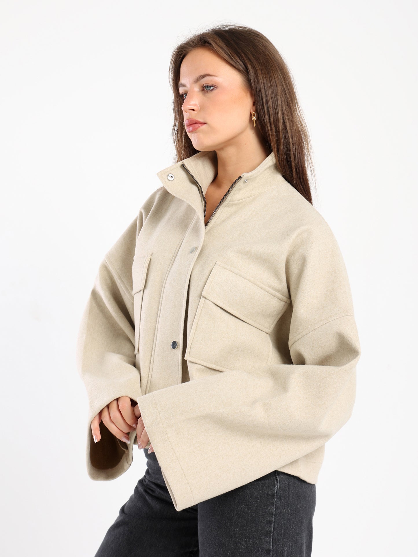 Oversized Woven Jacket