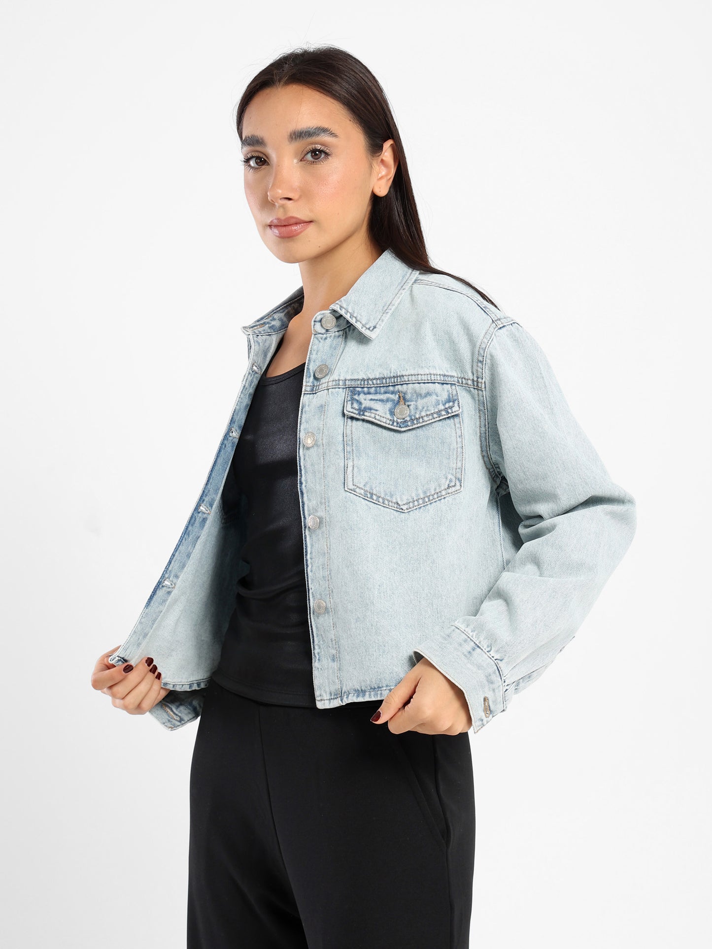 Denim Long Sleeve Shirt