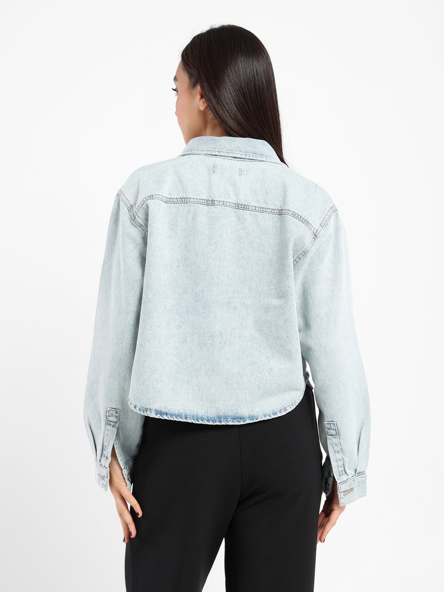 Denim Long Sleeve Shirt