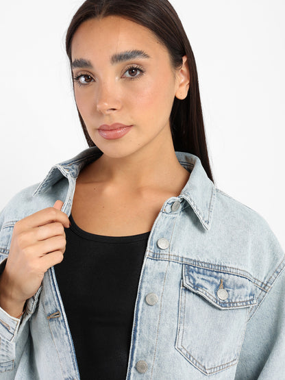 Denim Long Sleeve Shirt