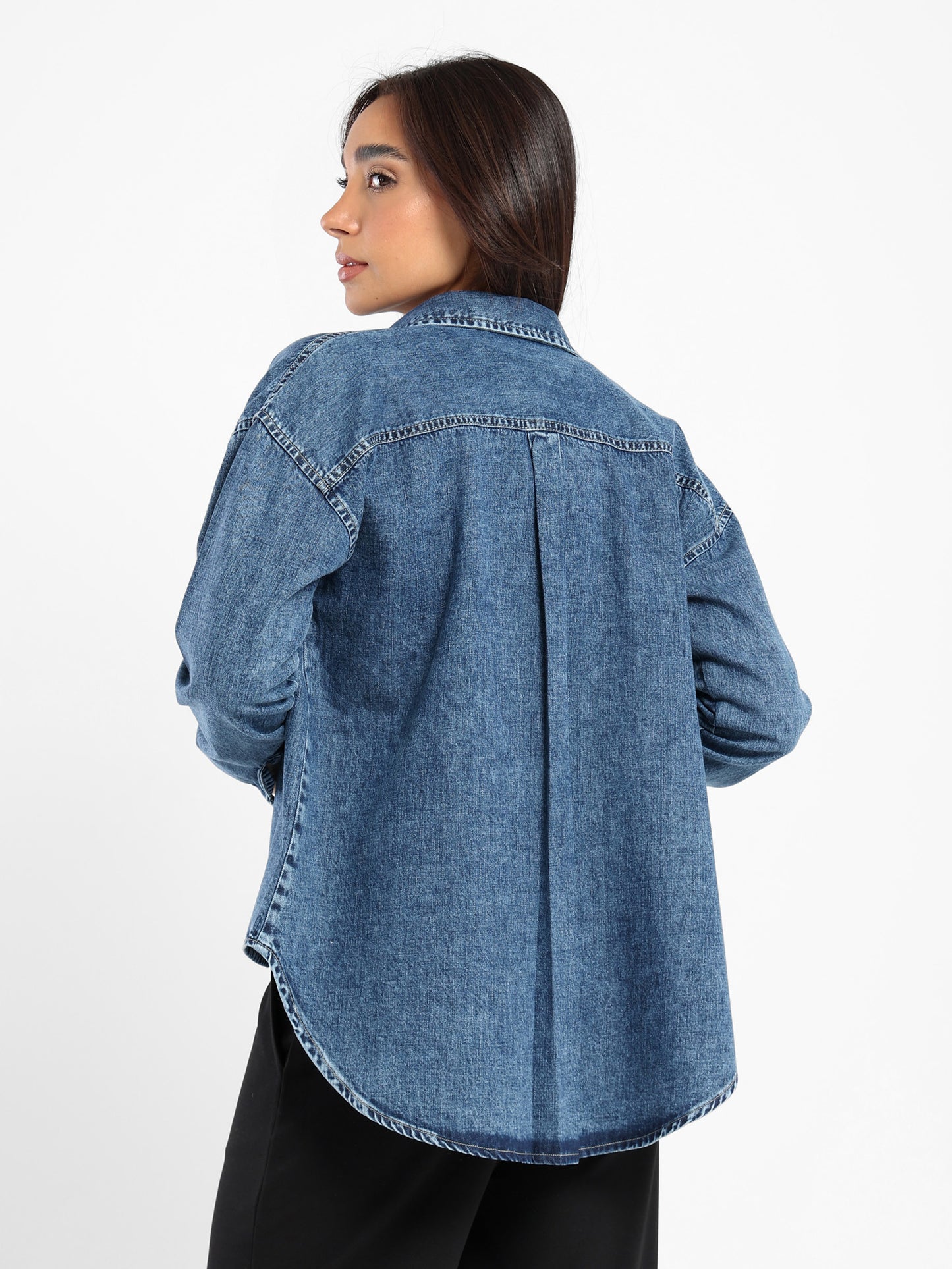 Oversized Denim Overshirt