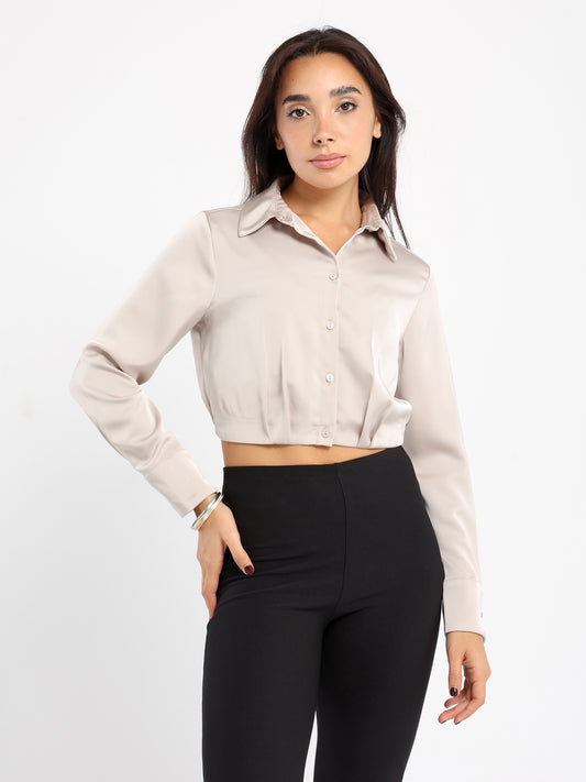 Short Satin Shirt