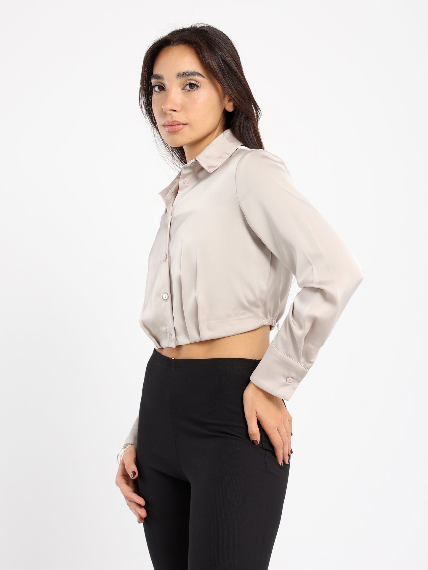 Short Satin Shirt