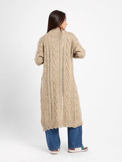 Loose Fit Long Cardigan