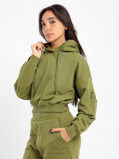 Loose Solid Hoodie