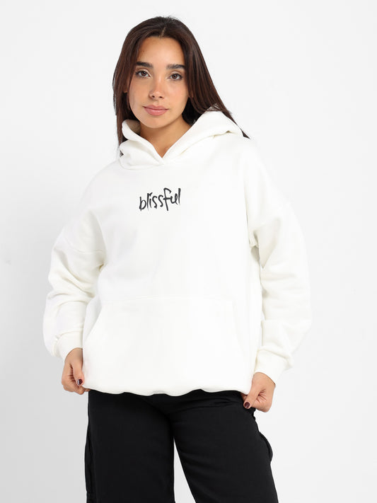 Oversized Hoodie with Place Print