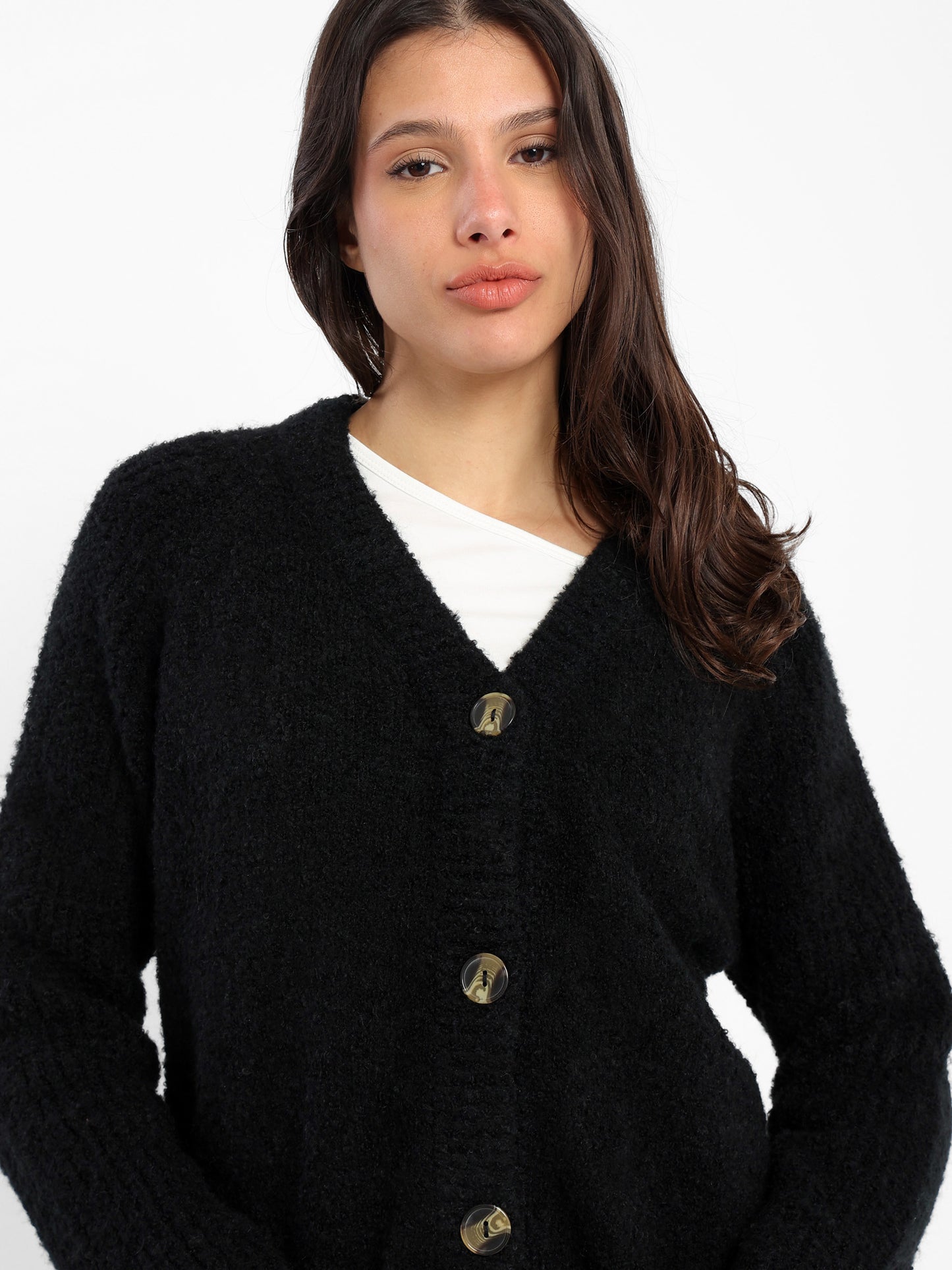 Relaxed Medium Length Cardigan