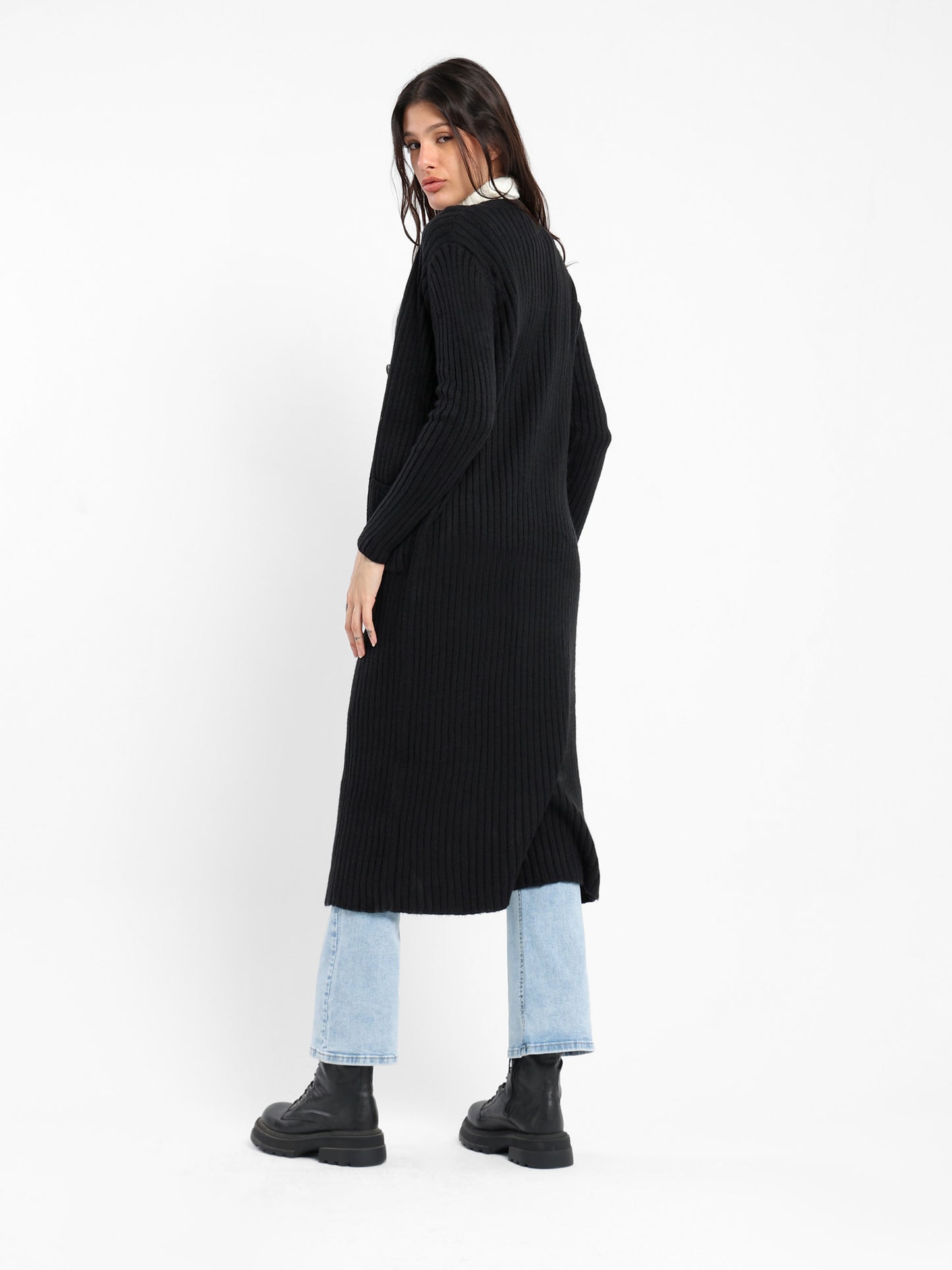 Regular Fit Long Cardigan