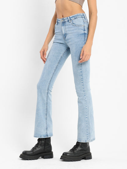 Slim Fit Boot Cut Jeans