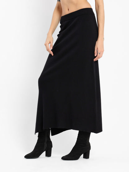 Loose Midi Tricot Skirt