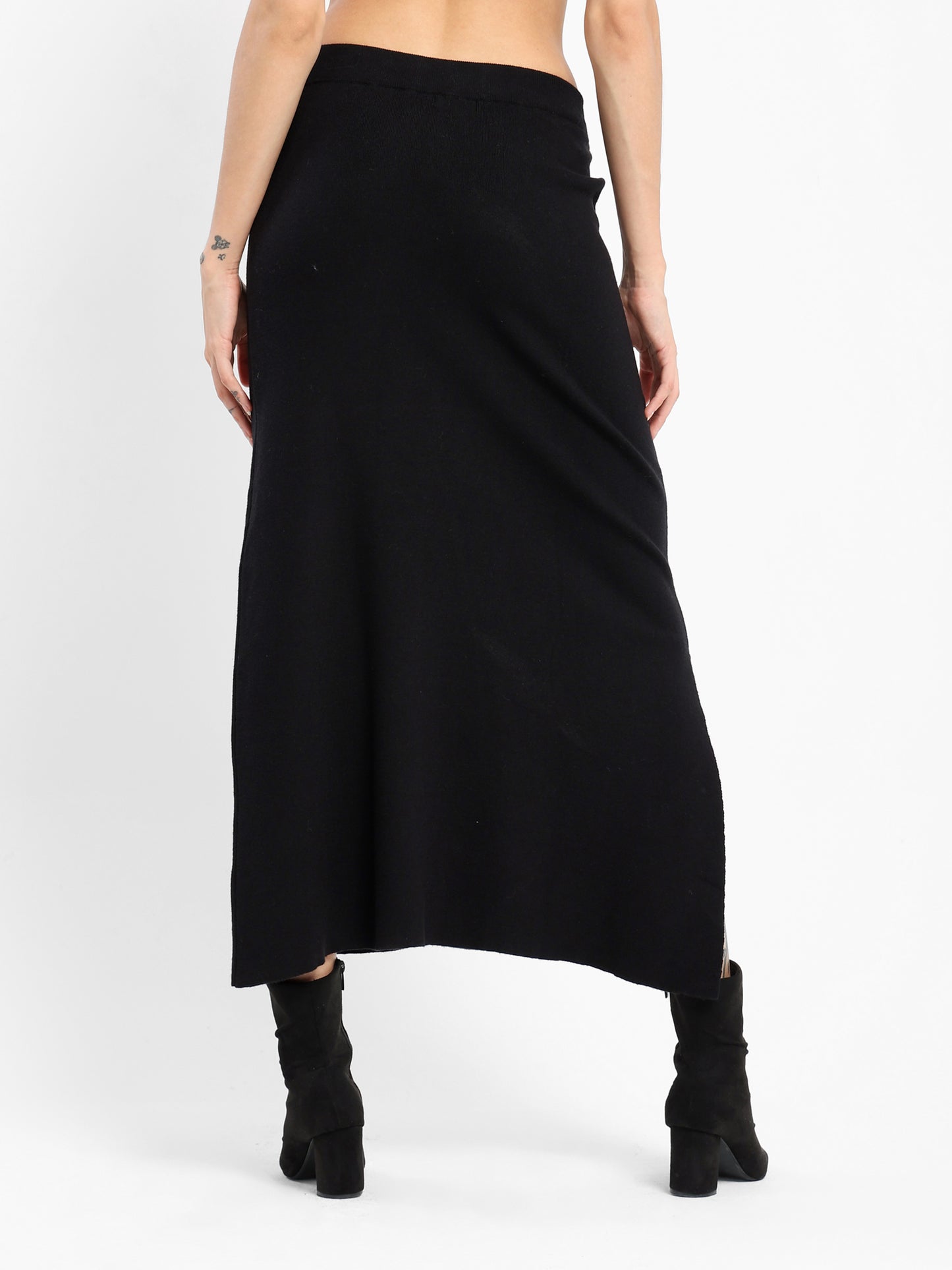 Loose Midi Tricot Skirt