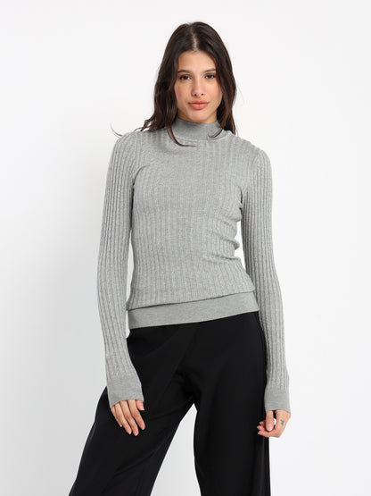 Small Cable Turtleneck