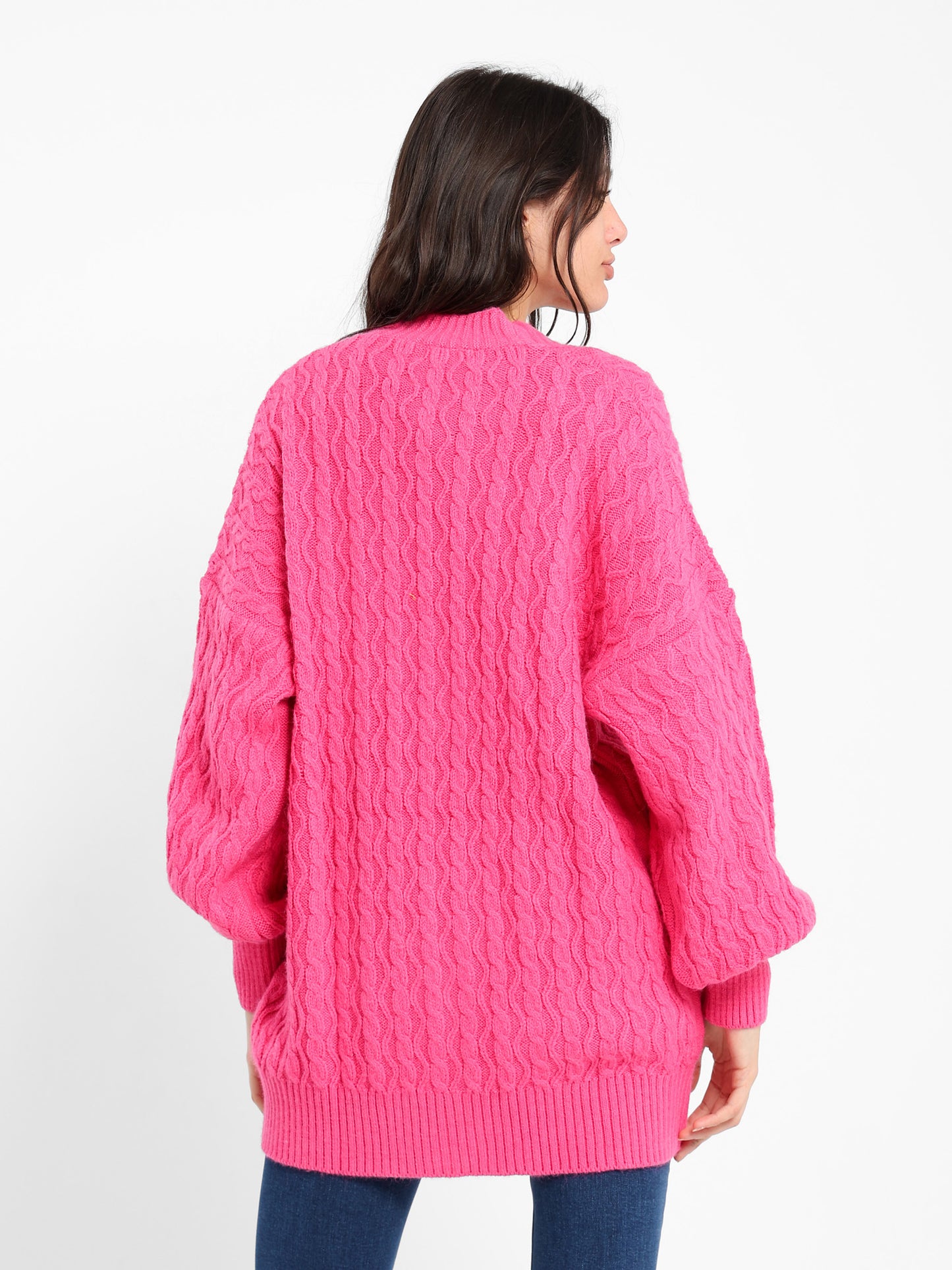 Relaxed Medium Length Cardigan