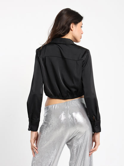 Short Satin Shirt