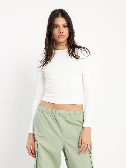 Fitted Long Sleeves Top