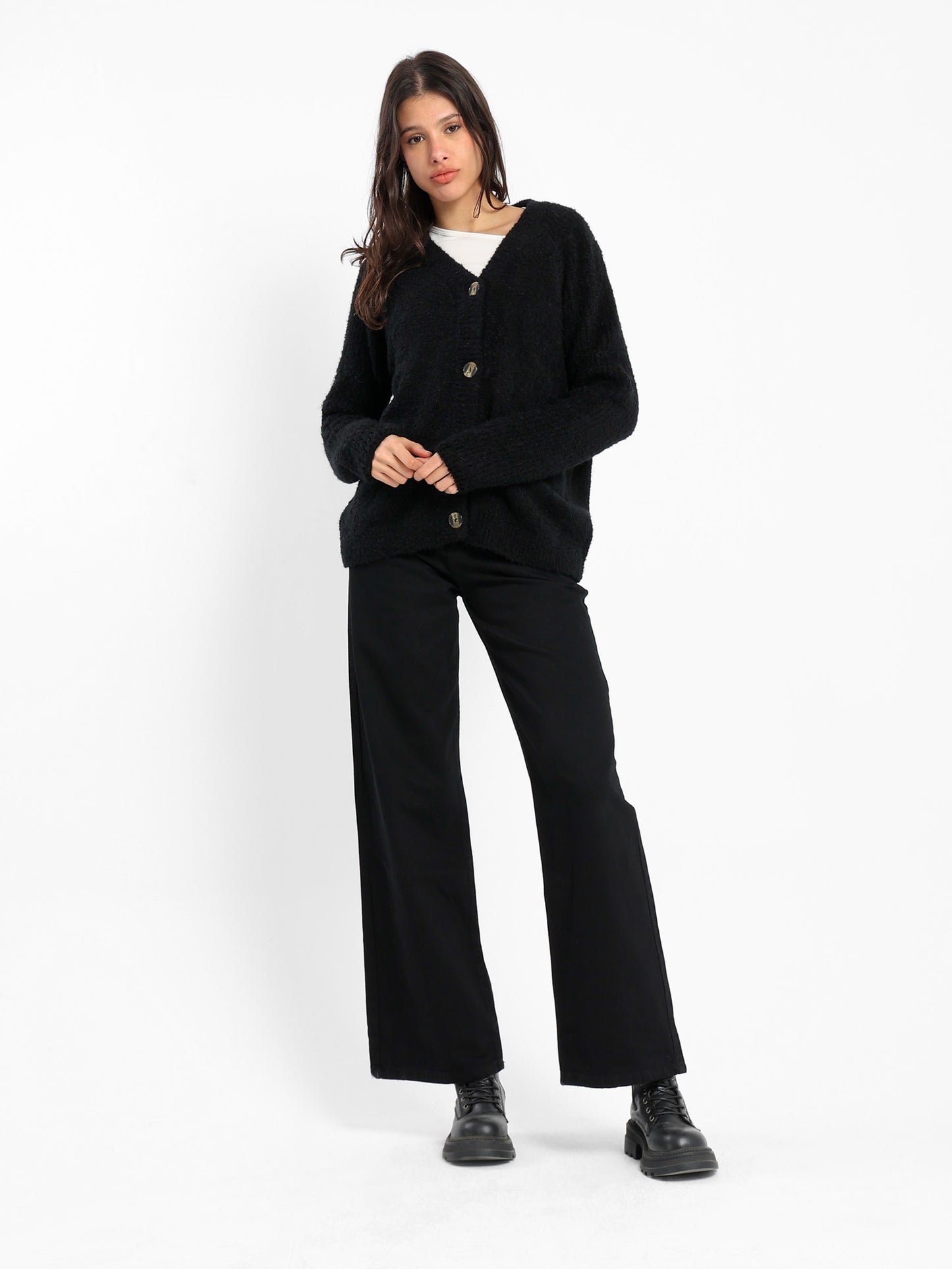 Relaxed Medium Length Cardigan