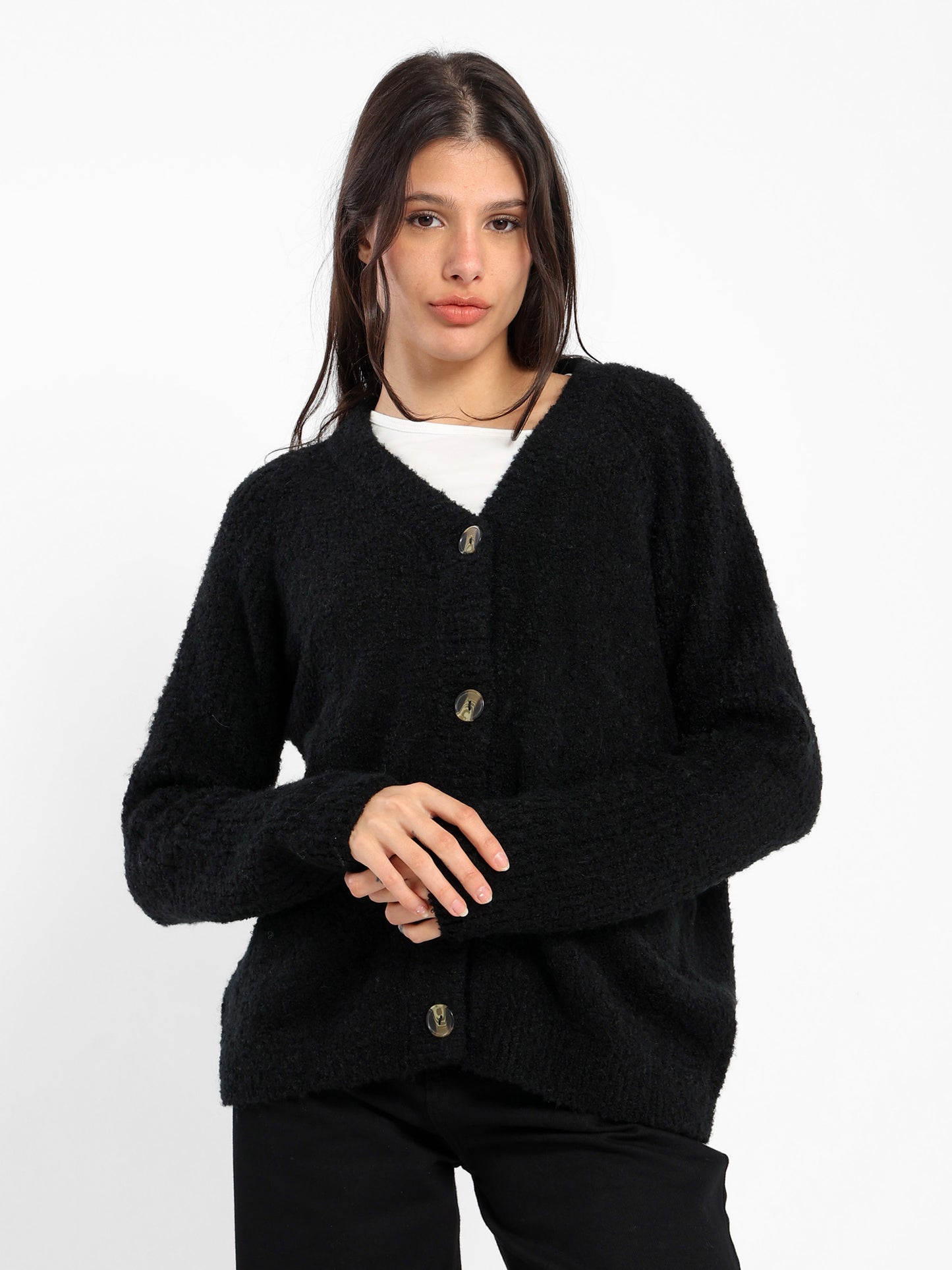 Relaxed Medium Length Cardigan