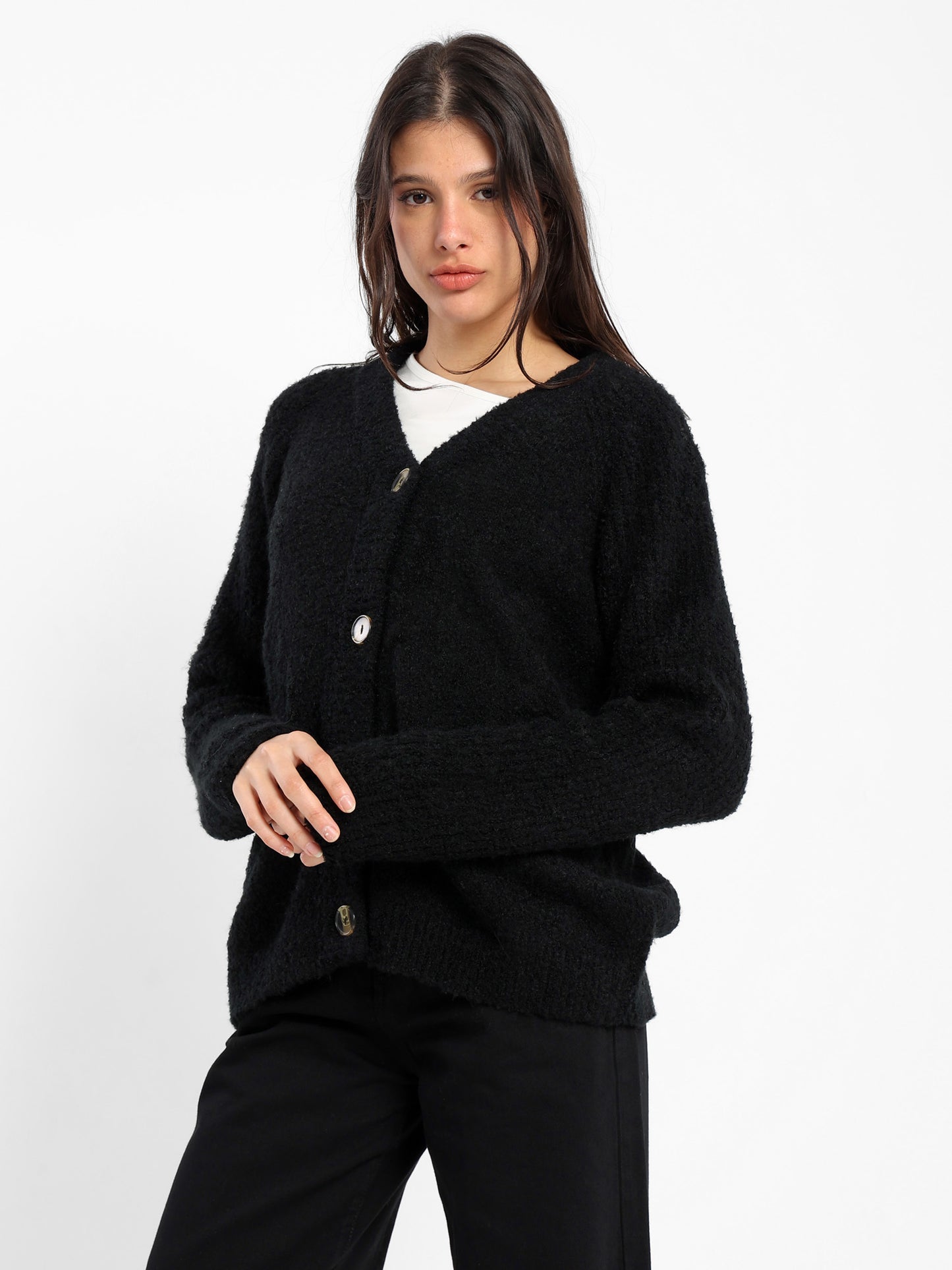 Relaxed Medium Length Cardigan