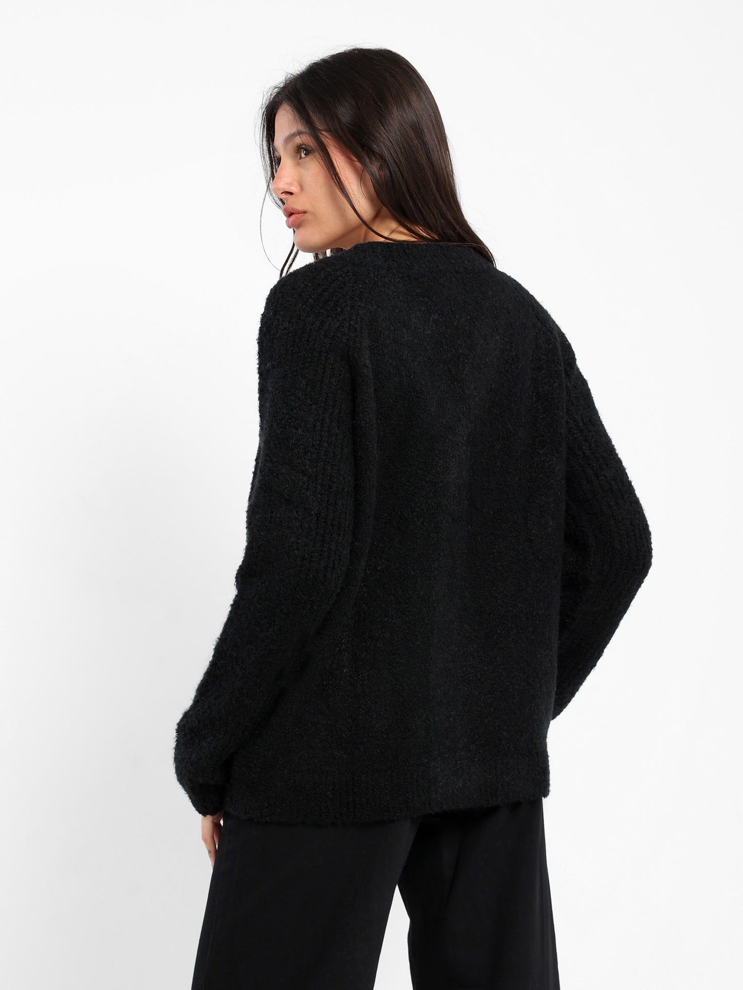 Relaxed Medium Length Cardigan