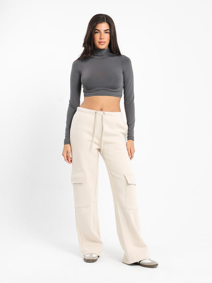 High Neck Crop Top