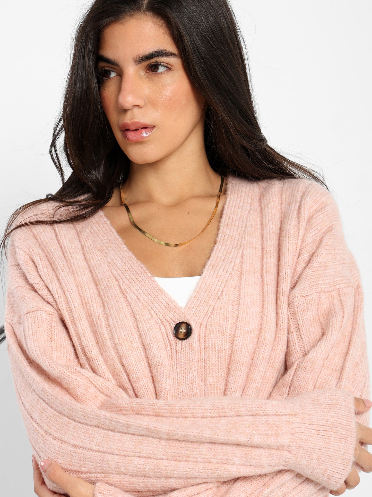 Oversized Solid Cardigan