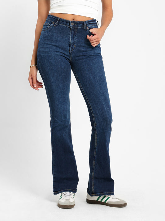 Slim Fit Boot Cut Jeans