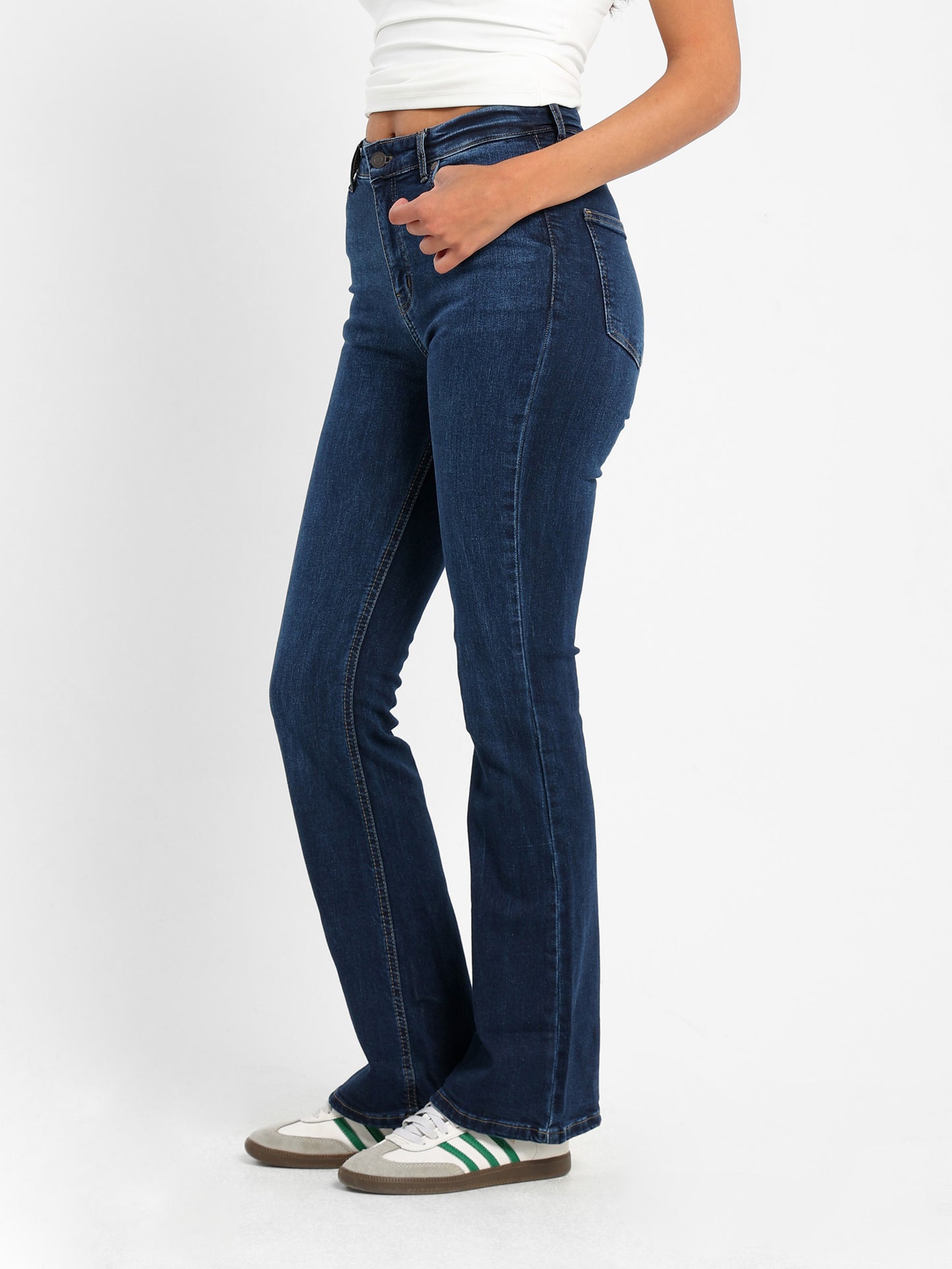 Slim Fit Boot Cut Jeans