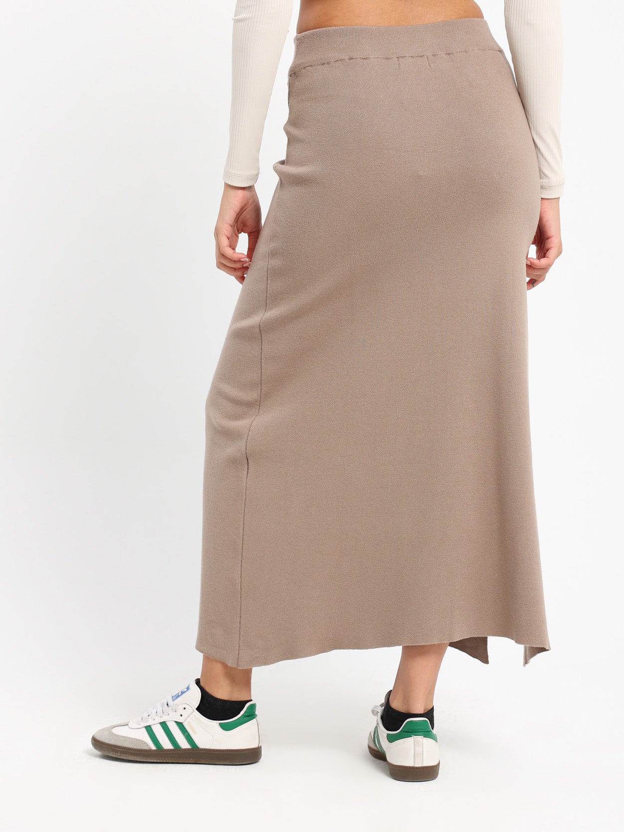 Loose Midi Tricot Skirt