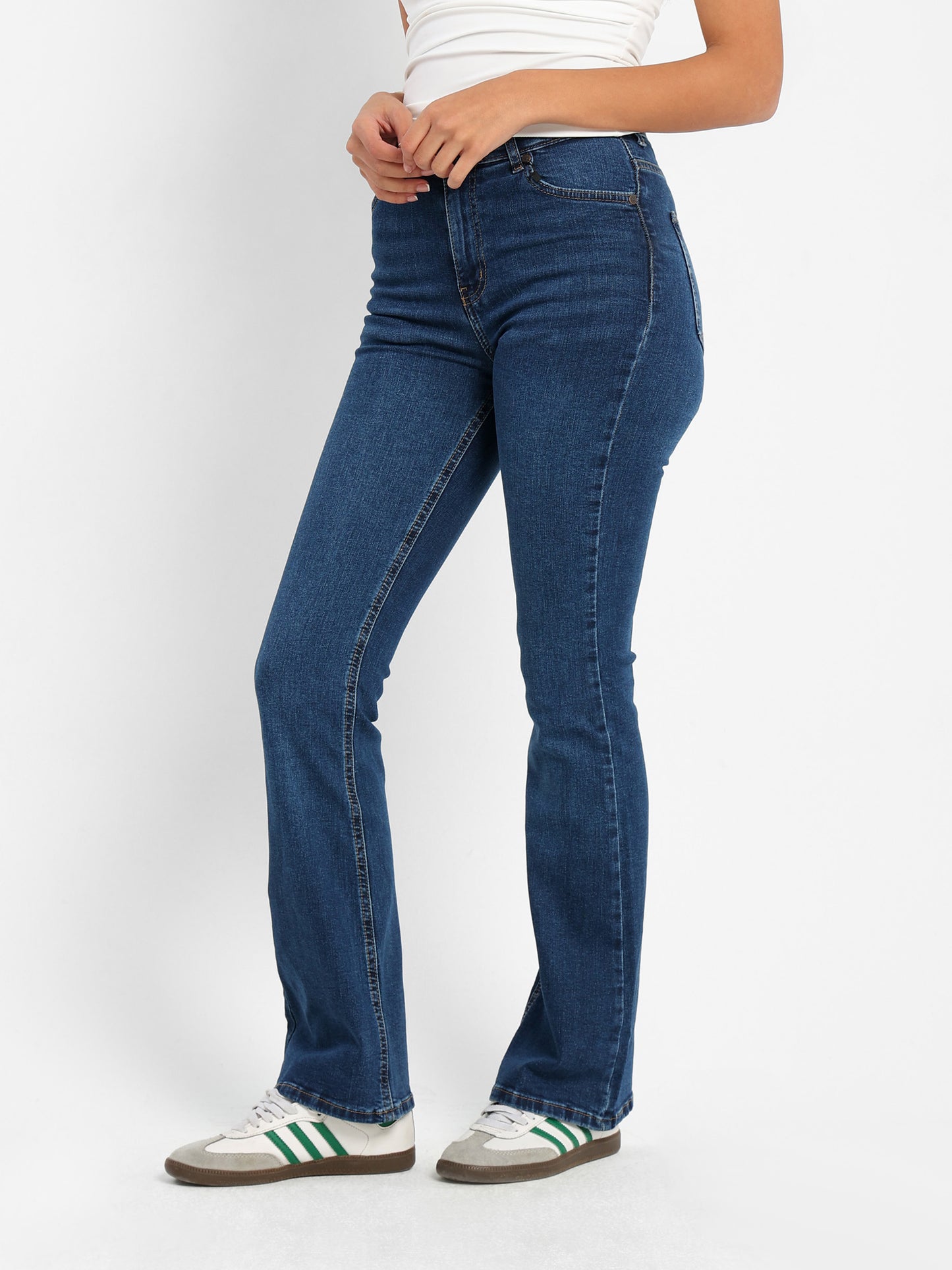 Slim Fit Boot Cut Jeans