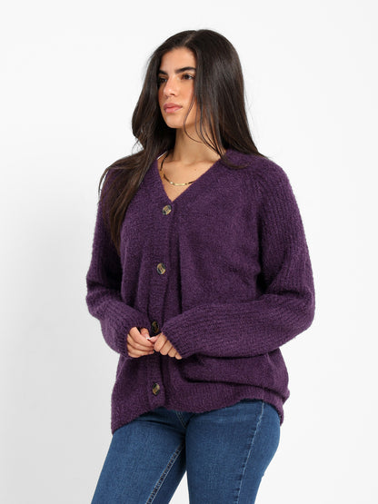 Relaxed Medium Length Cardigan