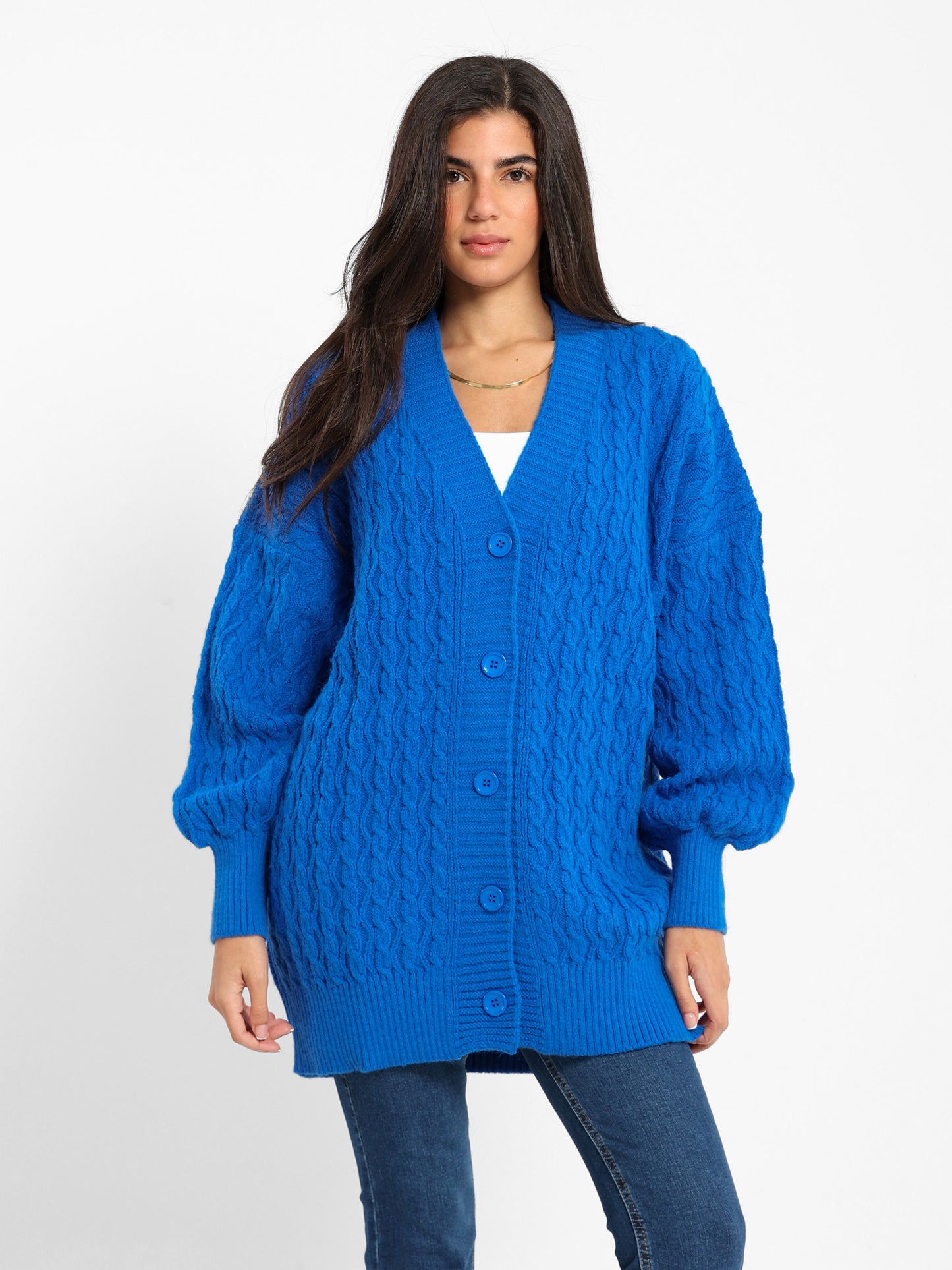 Relaxed Medium Length Cardigan