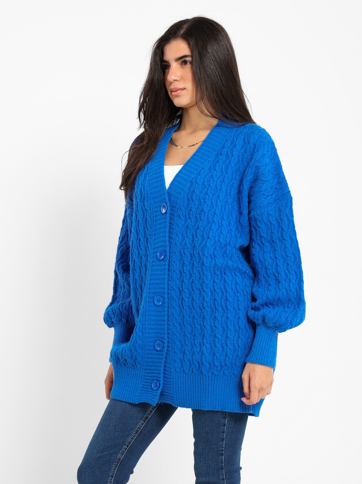 Relaxed Medium Length Cardigan