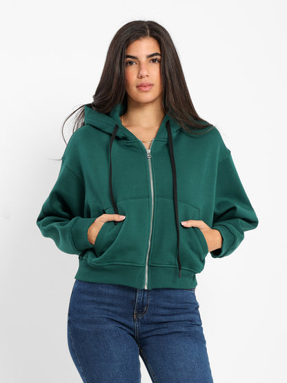 Oversized Zip-Up Hoodie