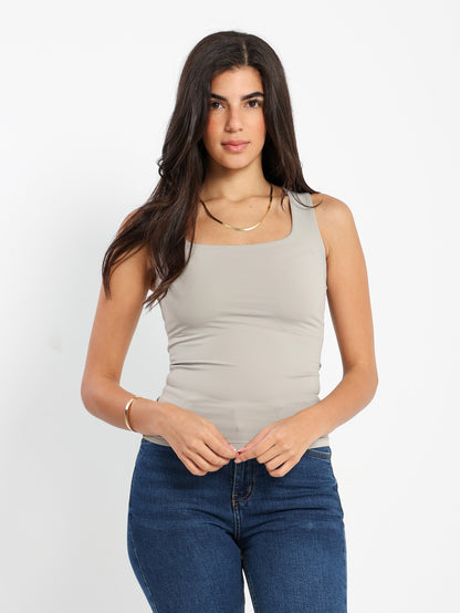 Fitted Sleeveless Top