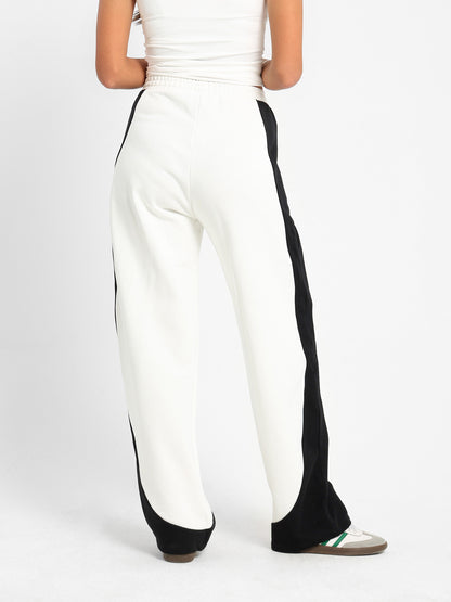 Flared Polyester Pants