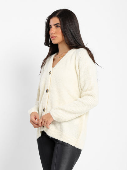 Relaxed Medium Length Cardigan
