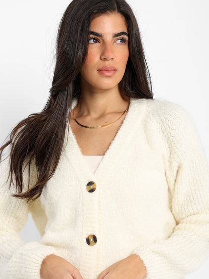 Relaxed Medium Length Cardigan