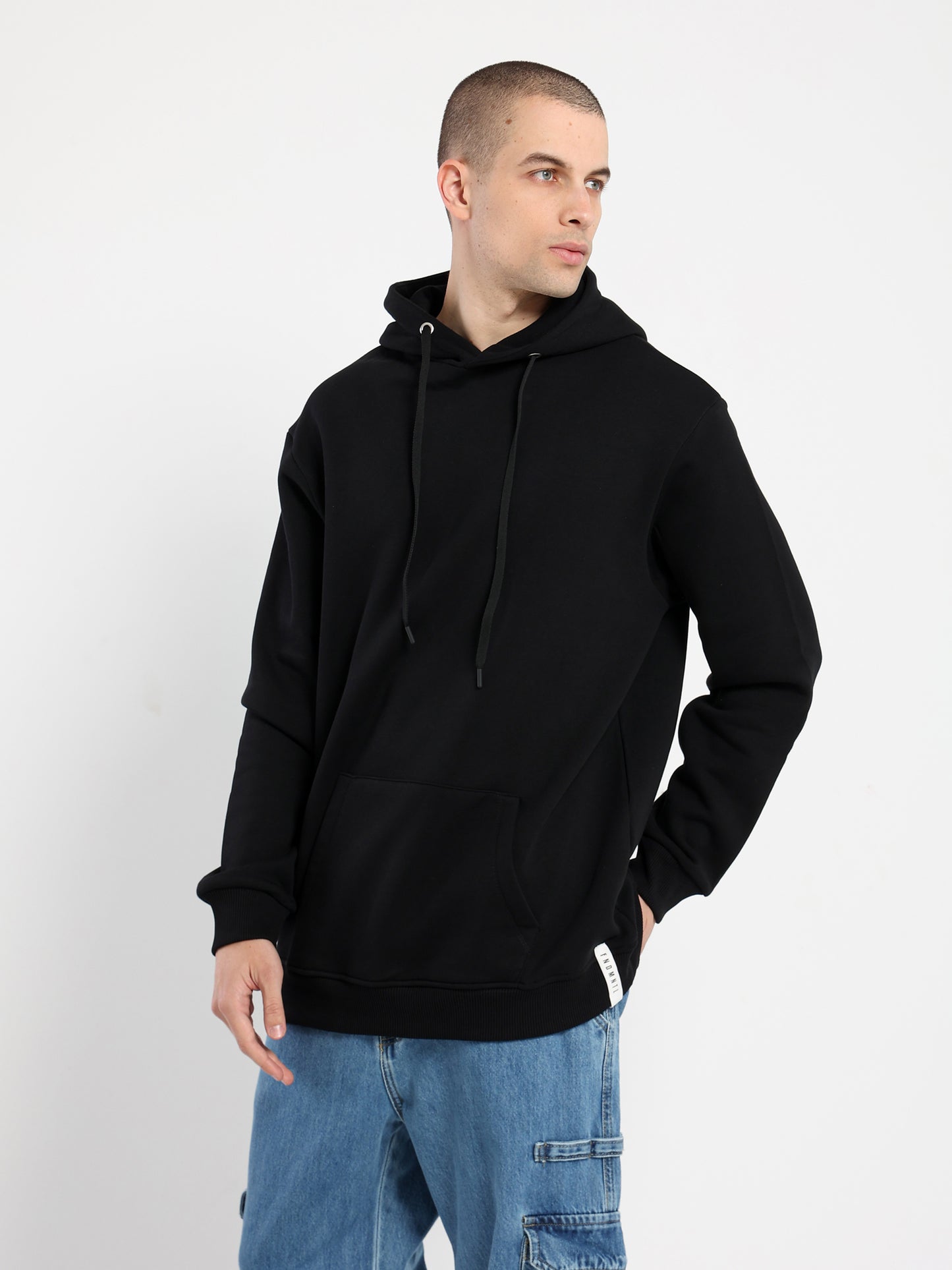 Oversized Solid Hoodie