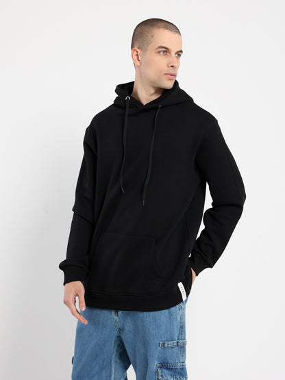 Oversized Solid Hoodie