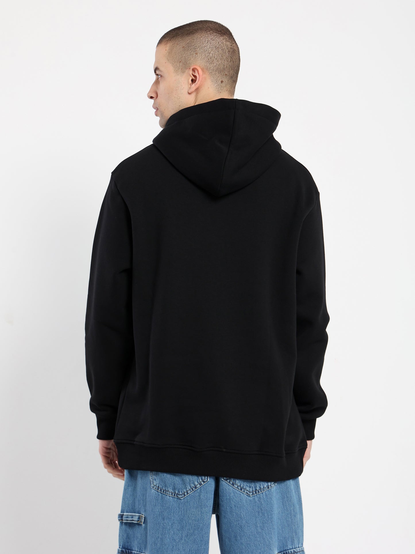 Oversized Solid Hoodie