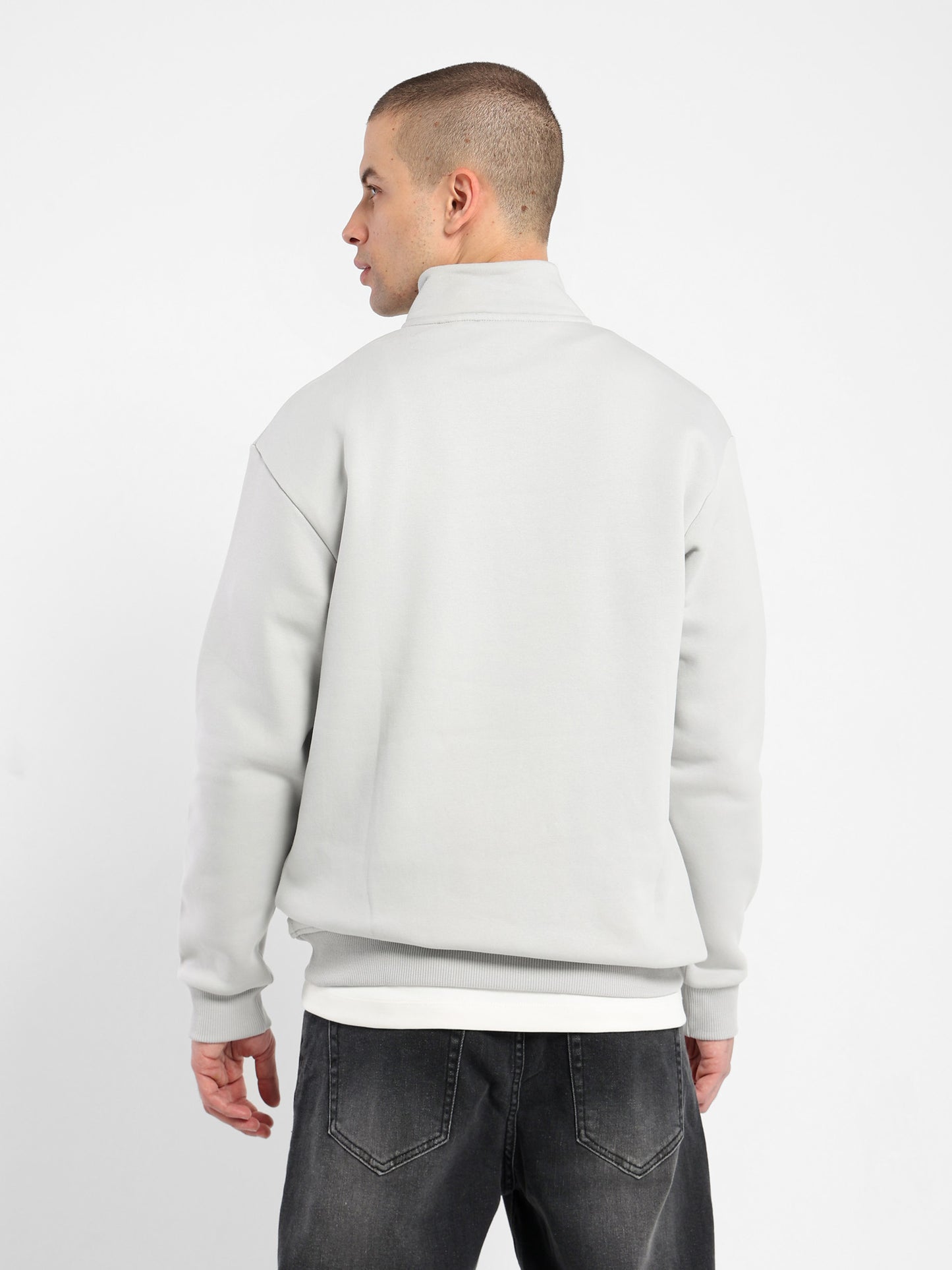 Relaxed Mock Neck