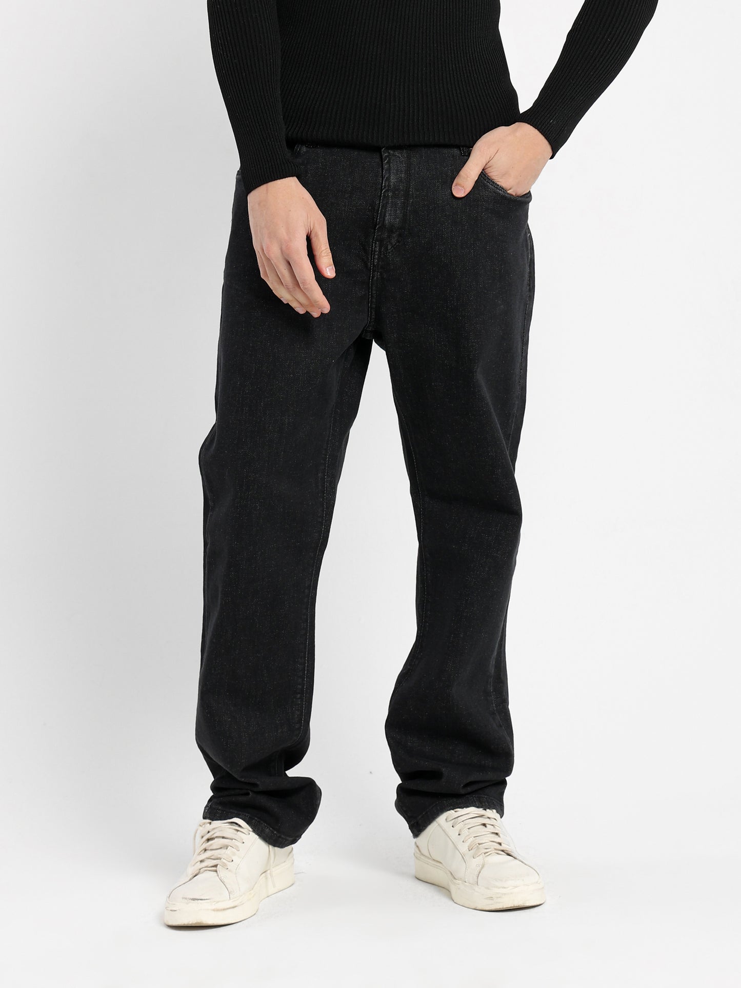 Regular 5-Pocket Jeans with Unfinished Hem - Outlet