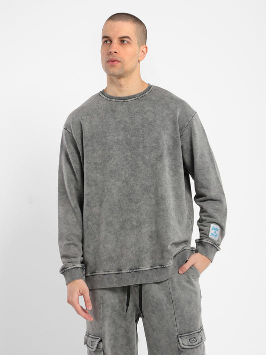 Oversized Piece Dye Sweatshirt