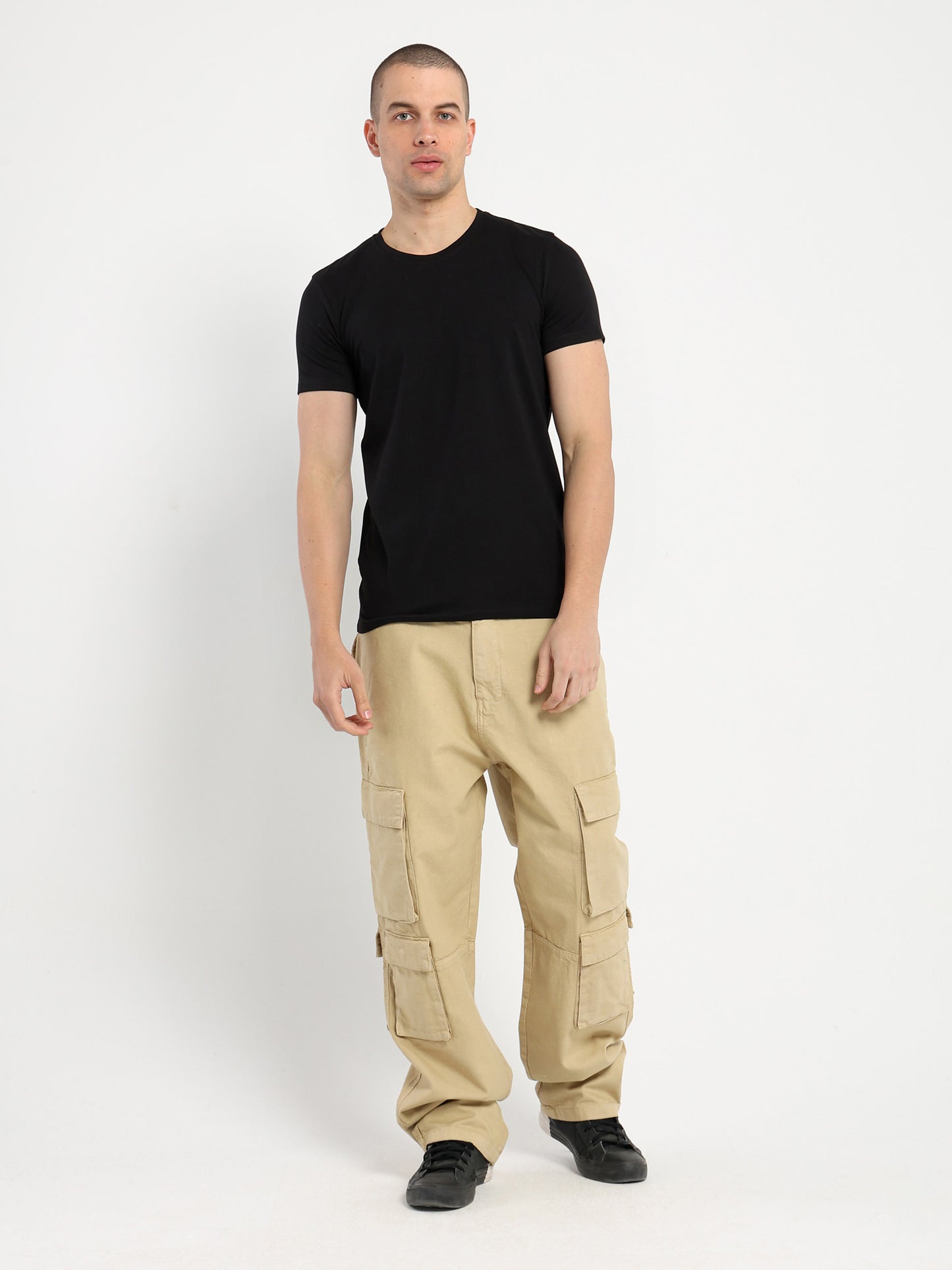 Round Neck Muscle Fit T-Shirt
