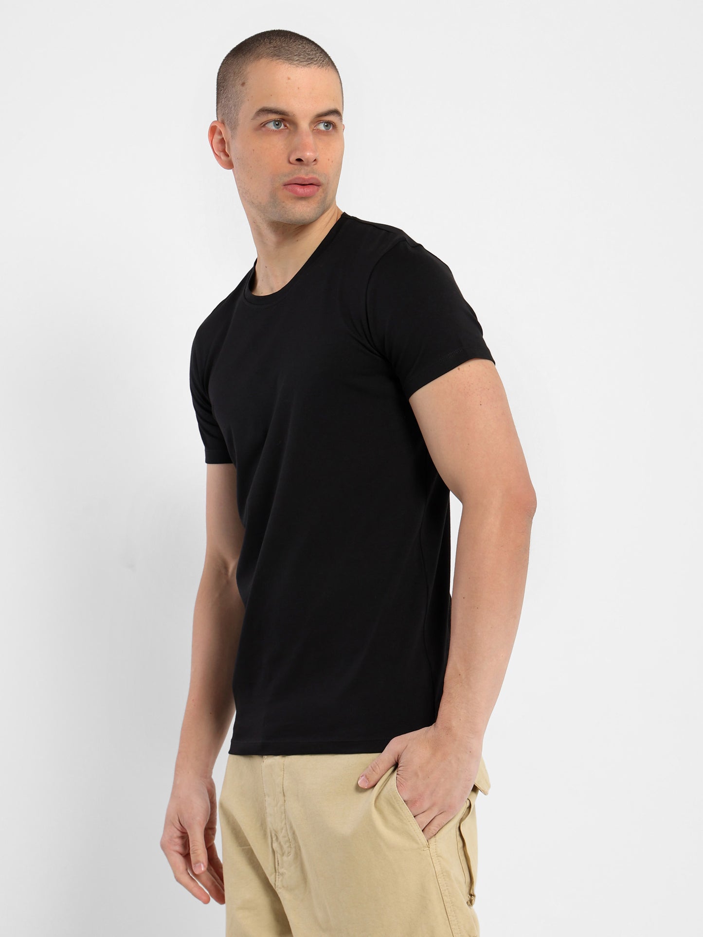 Round Neck Muscle Fit T-Shirt